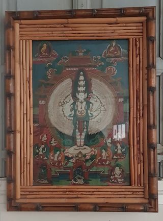 Thangka Tibetano de Avalokiteśvara