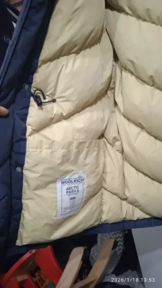 Parka Woolrich Hombre Negra