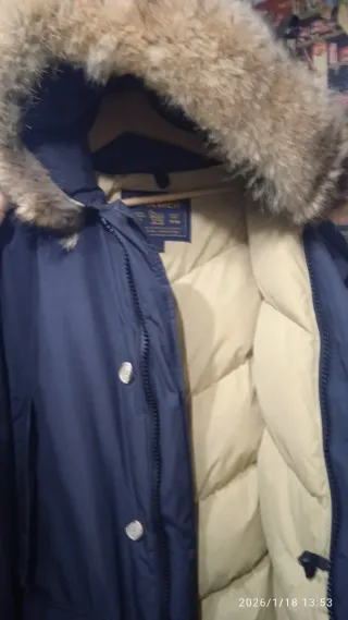 Parka Woolrich Hombre Negra