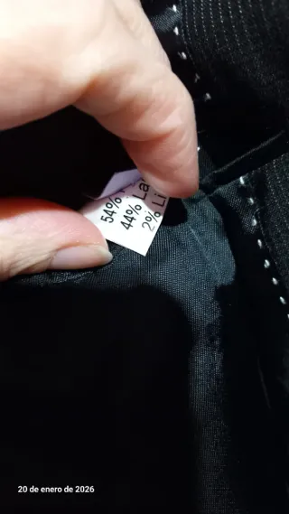 Traje de caballero negro