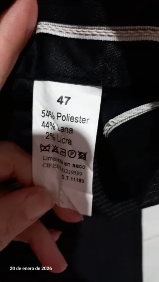 Traje de caballero negro