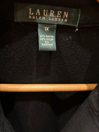 Cazadora Lauren Ralph Lauren Talla 1X Negra