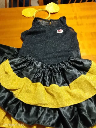 Vestito Carnevale Bambina lol. Taglia 4