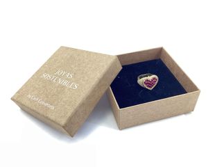 anillo oro 18k con piedra con circonita