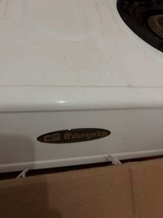 Hornilla de gas blanca