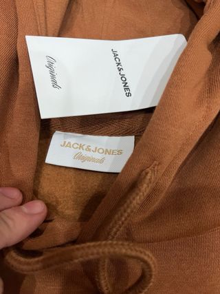 Sudadera Jack & Jones Naranja Talla M