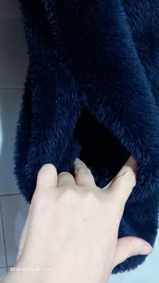 Chaqueta polar mujer azul