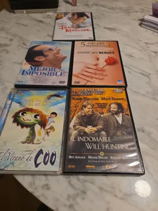 DVDs Películas: Jerry Maguire, American Beauty, El