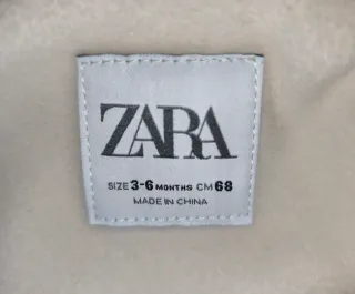 Buzo borreguito Zara Talla 3-6 meses