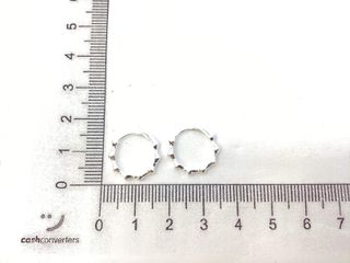 argollas plata 925mm