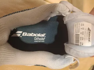 Zapatillas Padel Babolat Grises y Amarillas