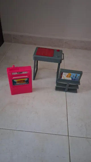 Caravana de muñecas rosa