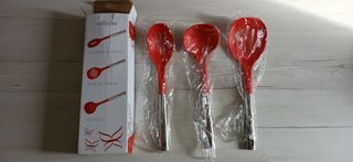 Set 3 Utensili Cucina Swisscare Rossi