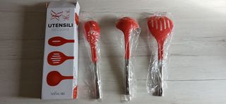 Set 3 Utensili Cucina Swisscare Rossi
