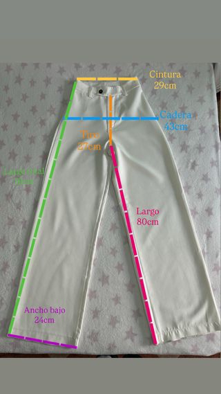 Pantalones de traje blancos