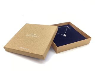 cadena plata 925mm con piedra con circonita 19 2.5cm