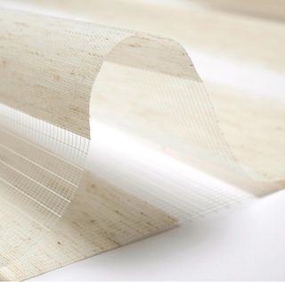 Estor Día y Noche Lino lino/blanco