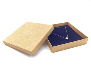 cadena plata 925mm con piedra con circonita 19 2.5cm