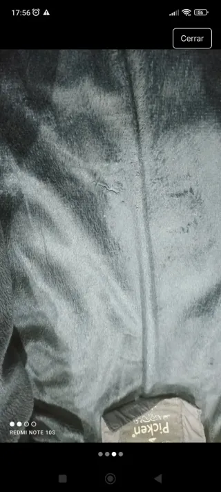 Chaqueta acolchada azul mujer