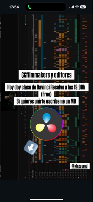 CLASES PRIVADA DAVINCI RESOLVE