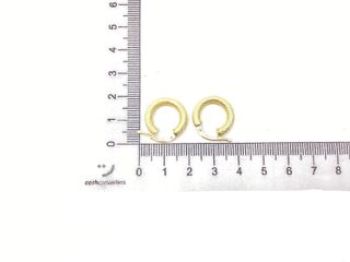 argollas oro 18k