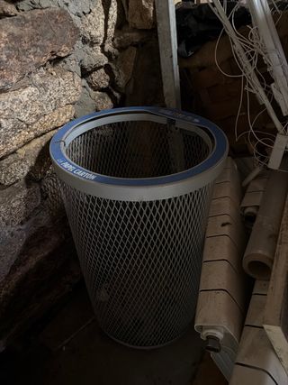 Papeleras de reciclaje metálicas 2 uds  25 € ud