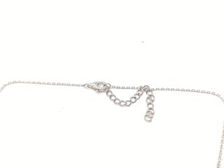 collar plata 925mm con piedra con circonita 19 5cm