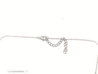 collar plata 925mm con piedra con circonita 19 5cm