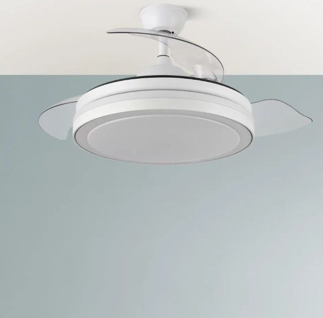 Ventilador Techo Retráctil Esparta Mini Blanco