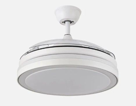 Ventilador Techo Retráctil Esparta Mini Blanco