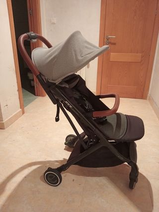Silla de paseo Jane gris y marrón
