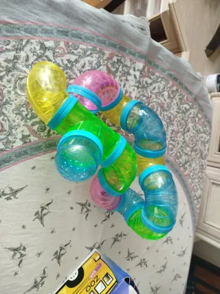 Jaula para hámster con accesorios