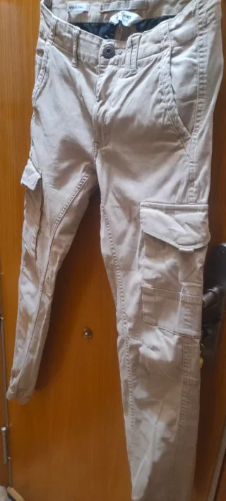 Pantalón cargo Jack & Jones beige
