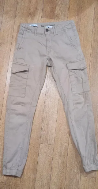 Pantalón cargo Jack & Jones beige