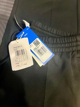 Pantalón chándal Adidas Negro Talla     M