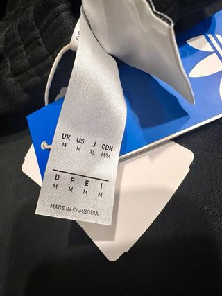 Pantalón chándal Adidas Negro Talla     M pero das