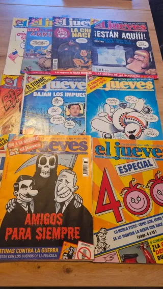 11 Revistas El Jueves 1985,2002 y 2003