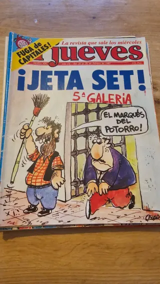 11 Revistas El Jueves 1985,2002 y 2003