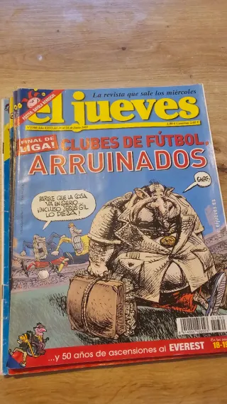 11 Revistas El Jueves 1985,2002 y 2003
