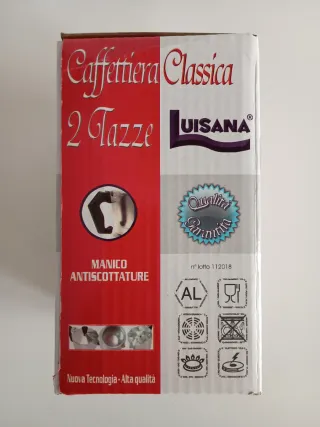 Caffettiera NUOVA 2 tazze espresso Luisana