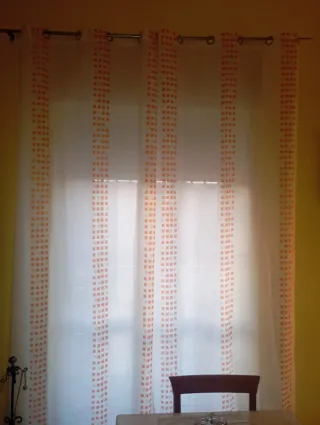 Tende a fantasia quadretti arancio