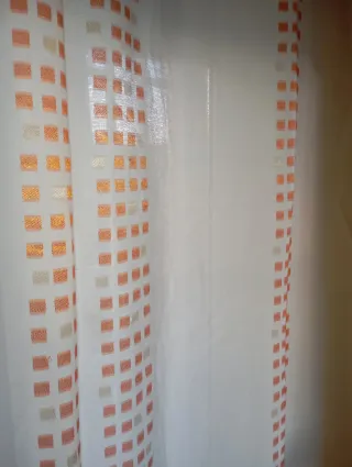Tende a fantasia quadretti arancio