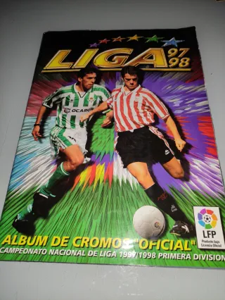 Álbum Cromos Liga 97/98 Oficial