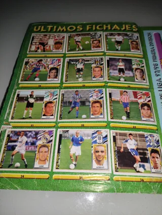Álbum Cromos Liga 97/98 Oficial