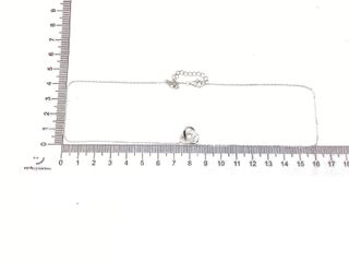 collar plata 925mm con piedra con circonita 19 5cm