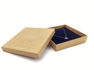 cadena plata 925mm con piedra con circonita 19 2.5cm