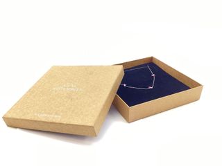 cadena plata 925mm con piedra con circonita 19 2.5cm