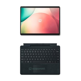 Microsoft Surface Pro 9 Táctil + Teclado Gris Noche 13" i5 1245U, 16GB, SSD 256GB, 3K, Plata, A+