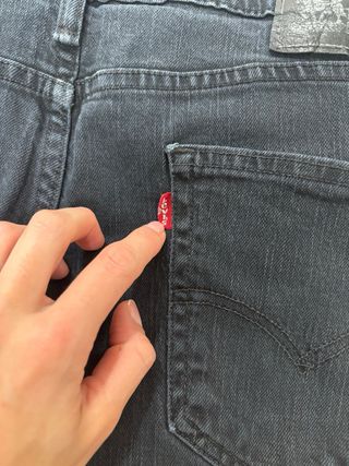 Tejanos Levi's Azules