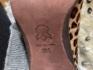 Mocasines tacón Bimba Lola estampado leopardo Piel